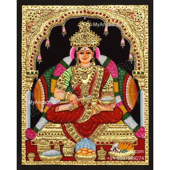 Annapoorani tanjore painting