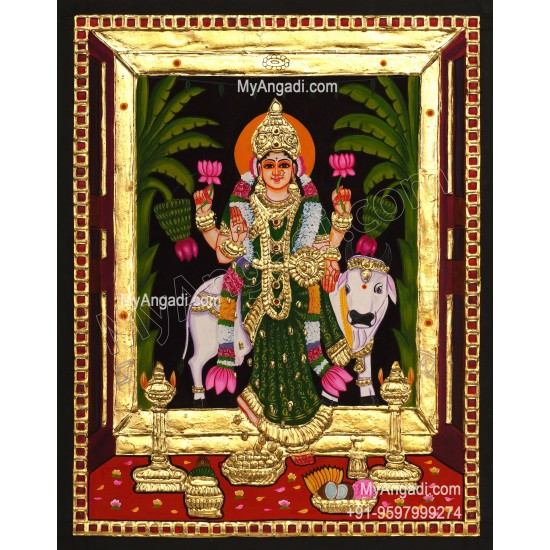 Graha Lakshmi Tanjore Painting