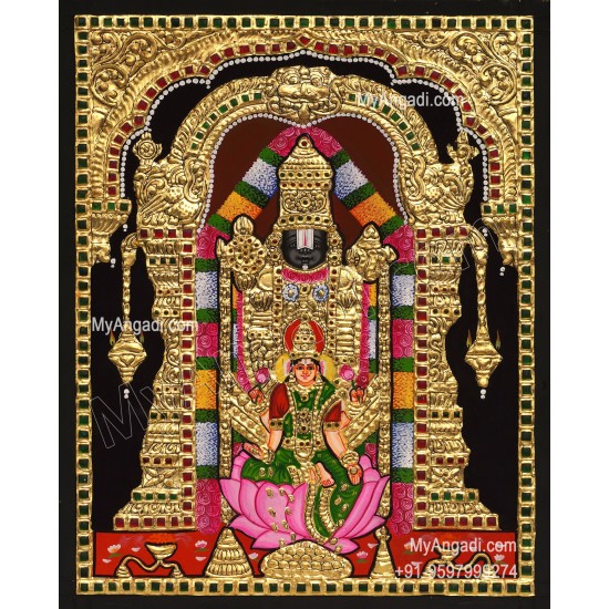 Balaji Lakshmi  Tanjore Painting