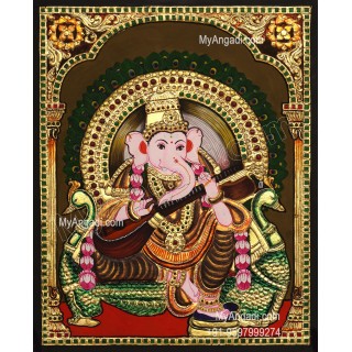 Ganesha Tajore Paintings