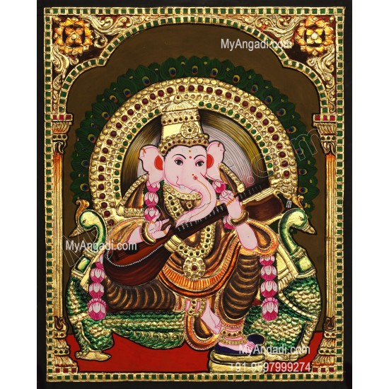 Ganesha Tajore Paintings