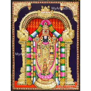 Balaji Lakshmi 3D Tanjore Painting