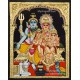 Shivan Family Tanjore Painting