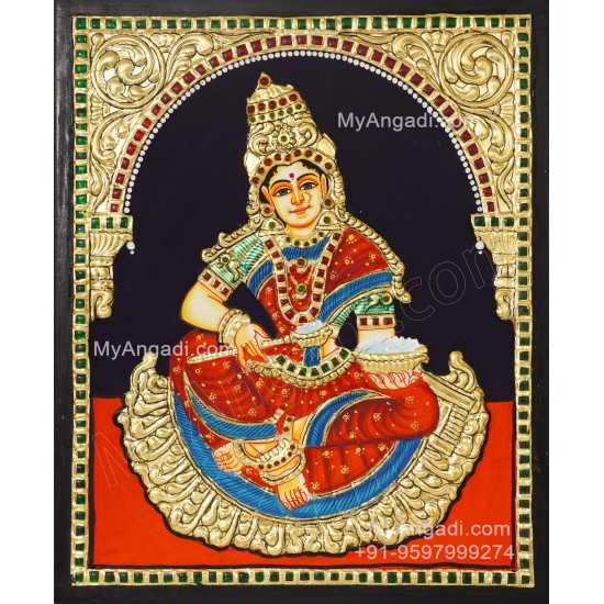 Annapoorani Tanjore Painting Annapoorani Tanjore Painting