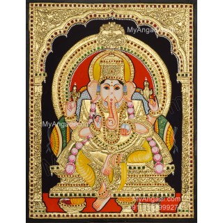 Ganapathi Tanjore Painting Tanjore Painting