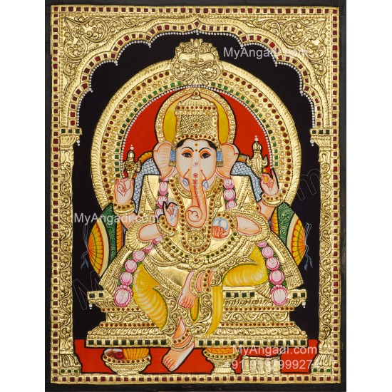 Ganapathi Tanjore Painting Tanjore Painting Ganapathi Tanjore Painting Tanjore Painting