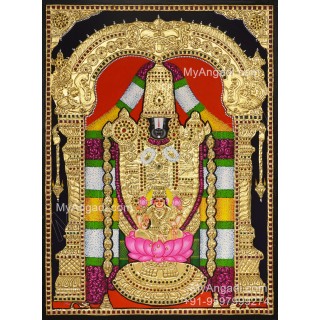 Balaji Lakshmi Tanjore Painting