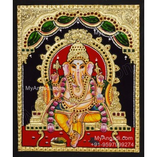 Ganesha Tanjore Paintings