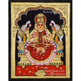 Gajalakshmi Tanjore Painting