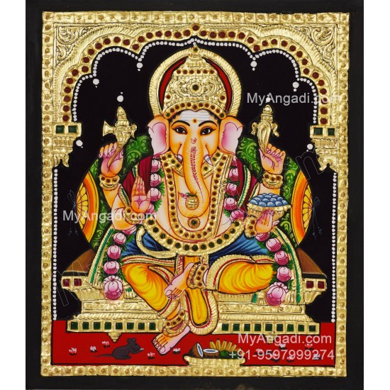 Ganesha Tanjore Paintings Ganesha Tanjore Paintings