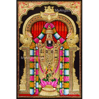 Balaji Lakshmi 3D Tanjore Painting