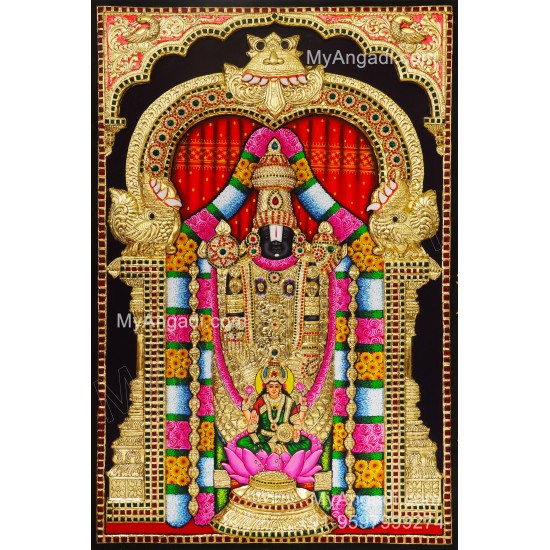 Balaji Lakshmi 3D Tanjore Painting