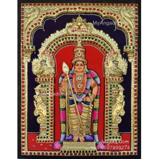 Murugan 3D Tanjore Painting