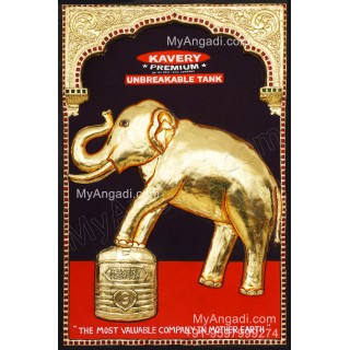 Logo Kavery Premium Unbreakable Tank Tanjore Painting