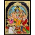 Shivan Family Tanjore Painting