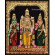 Murugan Valli Deivanai Tanjore Painting