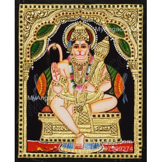 Hanuman Tanjore Painting