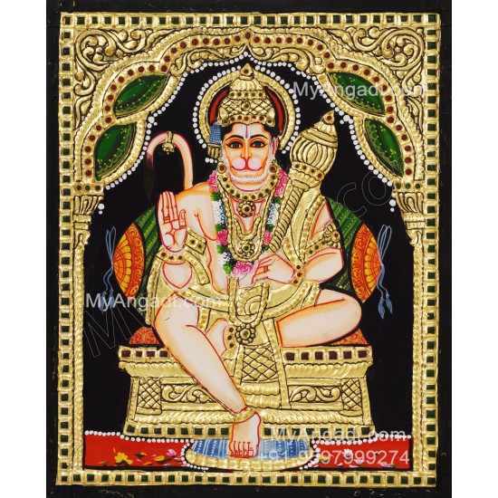 Hanuman Tanjore Painting