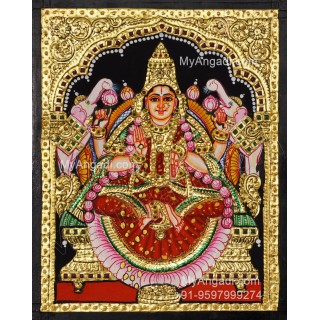 Gajalakshmi Tanjore Painting