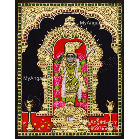 Meenakshi Amman Tanjore Painting