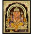 Left Trunk Ganesha Tanjore Paintings