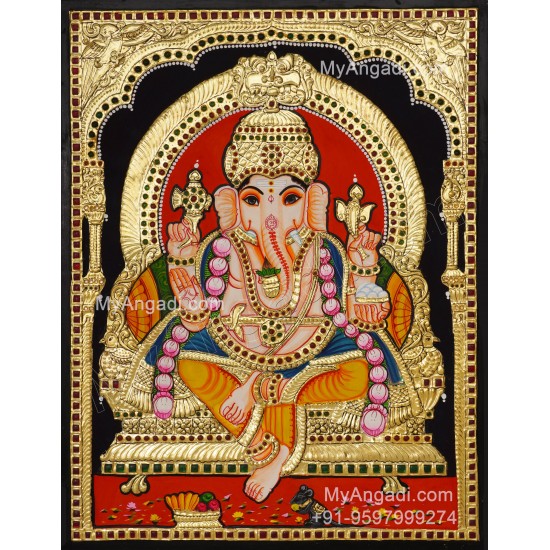 Vinayagar Tanjore Painting