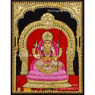 Agni Amman Tanjore Painting