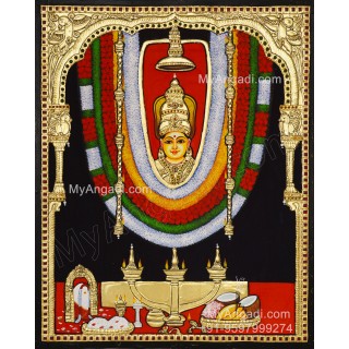 Meenkulathi Bagavathi Amman Tanjore Painting