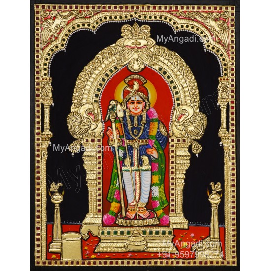 Murugan Tanjore Painting