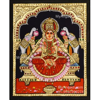 Gajalakshmi Tanjore Painting