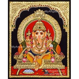 Ganesha Tanjore Paintings