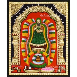 Adhi Parasakthi Amman Tanjore Painting