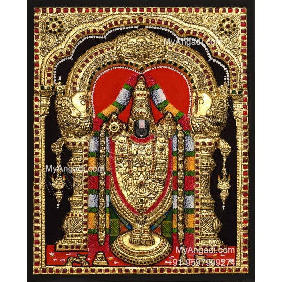 Balaji 3d Tanjore Painting