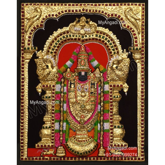 Balaji 3d Tanjore Painting