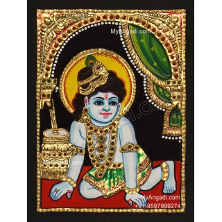 Butter Krishna Tanjore Paintings