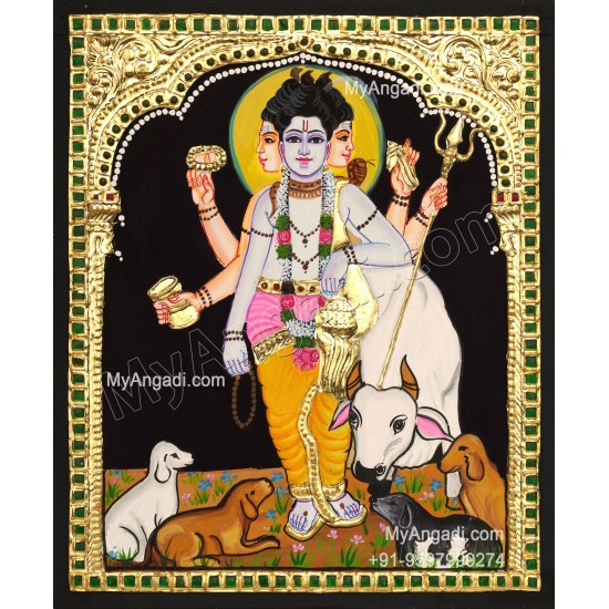 Dattatreya Tanjore Painting