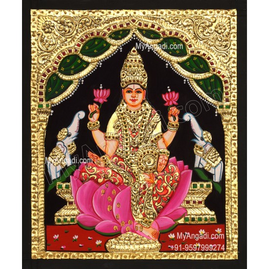 Gajalakshmi Tanjore Paintings