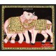 Bull and Elephant Optical Illusion in Airavatesvara Temple Tanjore Painting