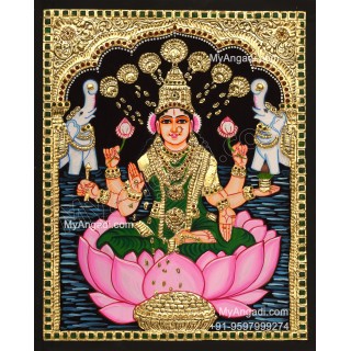 Gajalakshmi Tanjore Paintings