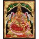 Gajalakshmi 3d Embossed Tanjore Painting