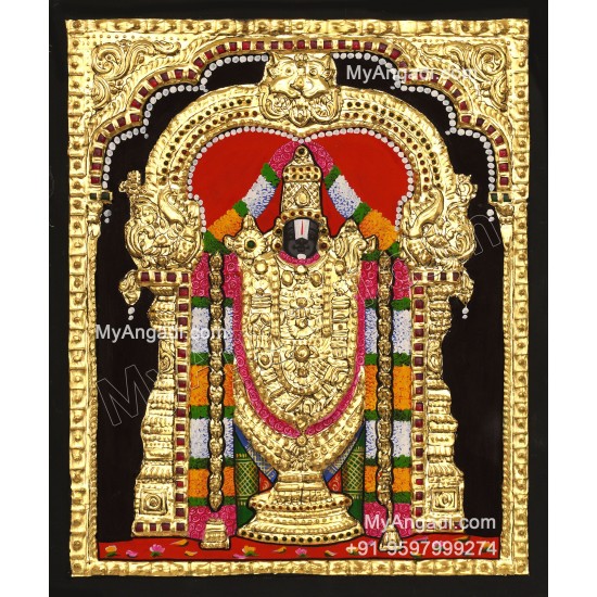 5 Set Ganesha Murugan Balaji Lakshmi Saraswathi Tanjore painting