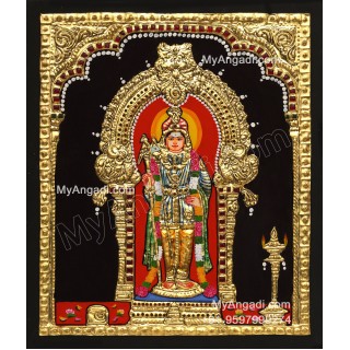 5 Set Ganesha Murugan Balaji Lakshmi Saraswathi Tanjore painting