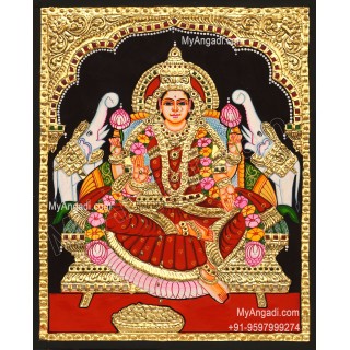 Gajalakshmi Tanjore Paintings