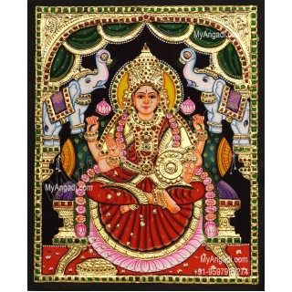 Gajalakshmi Tanjore Paintings