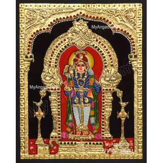 Palani  Murugan Tanjore Painting