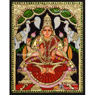 Gajalakshmi Tanjore Paintings