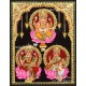 Ganesha Lakshmi Saraswathi Tanjore Painting