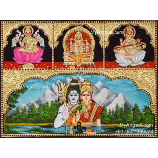 4 Panel  Tanjore Painting