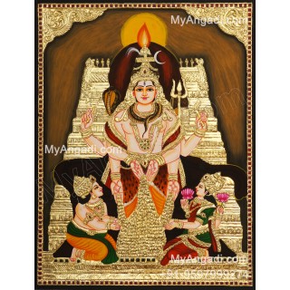 Iswarya Eswarar Lakshmi  Tanjore Painting