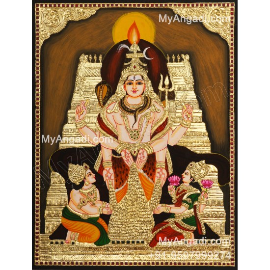 Iswarya Eswarar Lakshmi  Tanjore Painting